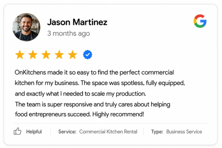 Five-star Google review from Sarah Kim